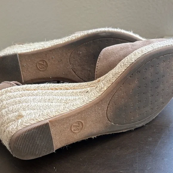 Target Tan Espadrille Lace-Up Shoes - Picture 6 of 7